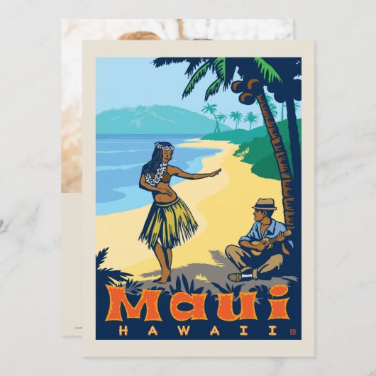 Maui, Hawaii | Datum opslaan - Foto Save The Date (Voorkant / Achterkant)