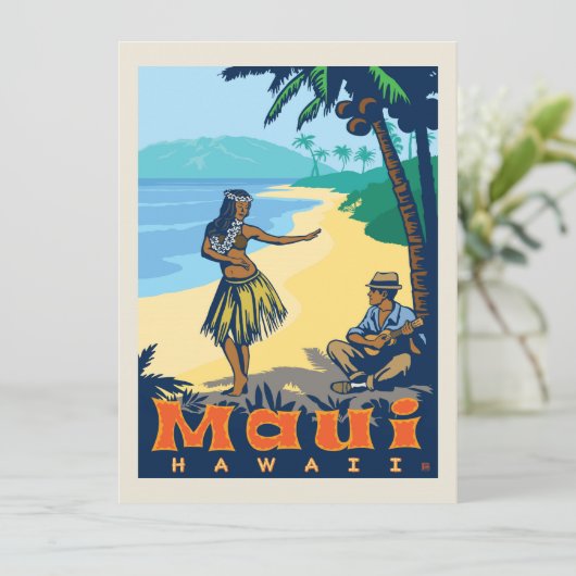 Maui, Hawaii | Datum opslaan - Foto Save The Date (Staand voorkant)