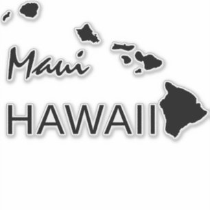 MAUI - HAWAII-EILANDEN STICKER