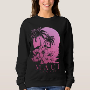 Maui Hawaii Hibiscus Hawaiian Flowers Souvenir Sur Trui