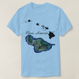 Maui Hawaii met Hawaïaanse eilanden T-shirt