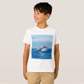 Maui Hawaii Ocean Whale Tail T-shirt (Voorkant volledig)