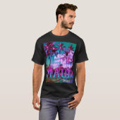 Maui Hawai'i Palm Trees T-shirt (Devant entier)