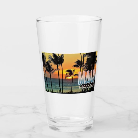 Maui Hawaii Pint Verre (Devant)