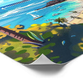 Maui Hawaii Reizen Poster Art Print Poster (Hoek)