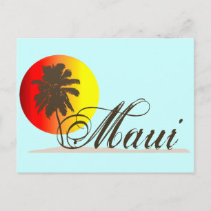 Maui Hawaii Souvenir Briefkaart