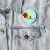 Maui Hawaii Souvenir Ronde Button 5,7 Cm (In situ)