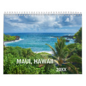 Maui Hawaii strandt watervallandschappen Kalender (Hoes)