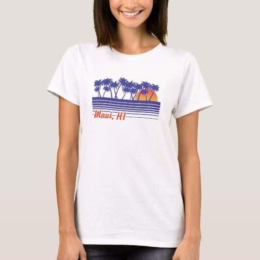 Maui Hawaii T-shirt (Voorkant)