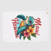 Maui Hawaii T Shirt Meisje Vrouwen Kinder Zee Schi Golfhanddoek (Horizontaal)