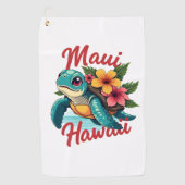 Maui Hawaii T Shirt Meisje Vrouwen Kinder Zee Schi Golfhanddoek (Voorkant)