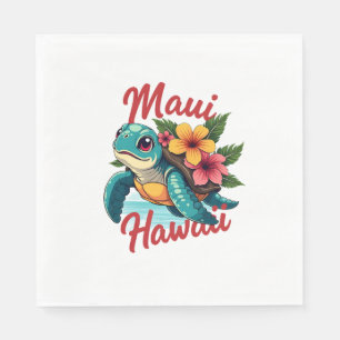Maui Hawaii T Shirt Meisje Vrouwen Kinder Zee Schi Servet