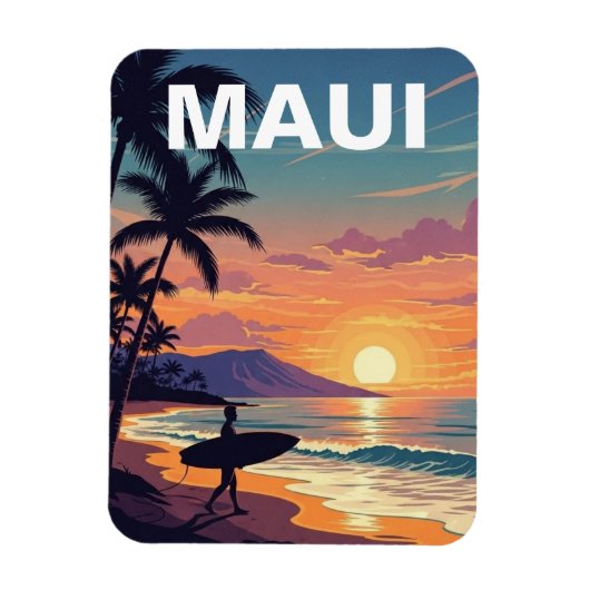 Maui Hawaii Travel Magneet (Verticaal)