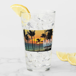 Maui Hawaii Travel Pint Glass Glas