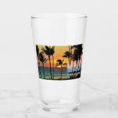 Maui Hawaii Travel Pint Glass Glas (Voorkant)