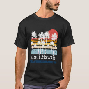 Maui Hawaii Tropische palmbomen Grafisch Co. T-shirt
