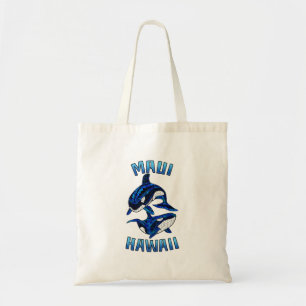 Maui Hawaii Vacation Tribal Orcas Tote Bag