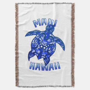 Maui Hawaii Vacation Tribal Turtle Deken