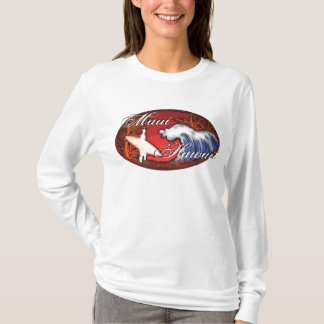 Maui Hawaii vagues de surfer dames plage art sweat