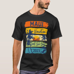 Maui Hawaiian Vacation 2023 Matching Family Group T-shirt