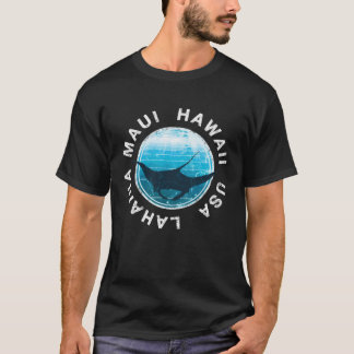 Maui Lahaina DIVE Hawaii Manta Duiken T-shirt