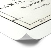 Maui, Lanai, Molokai, Kahoolawe Map 1890 Poster (Hoek)