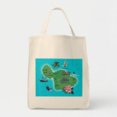 Maui Map Tote Bag (Voorkant)
