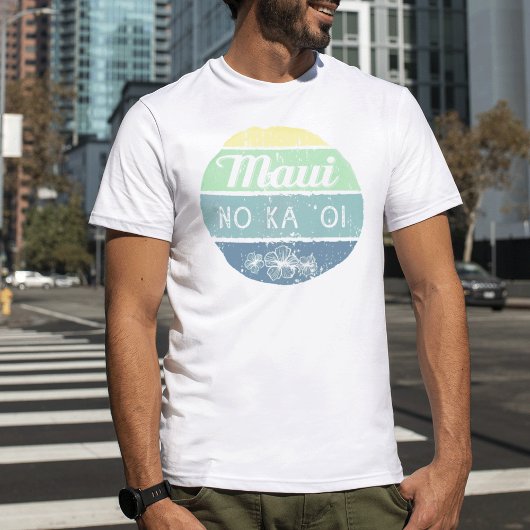 Maui No Ka Oi Typografie T-shirt