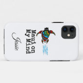 Maui op mijn Zee Turtle Case-Mate iPhone Case (Achterkant (horizontaal))