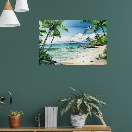 Maui Secret Beach Poster (Woonkamer 1)
