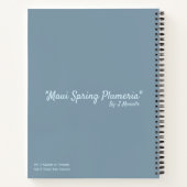 Maui Spring Plumeria Notebook Notitieboek (Achterkant)