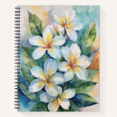 Maui Spring Plumeria Notebook Notitieboek (Voorkant)
