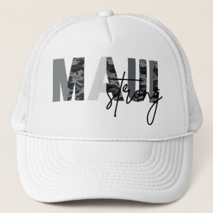 Maui Sterk Grijs Legerpatroon Trucker Hoed Pet