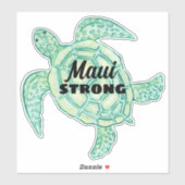 Maui Strong Zee schildpad Sticker (Vel)