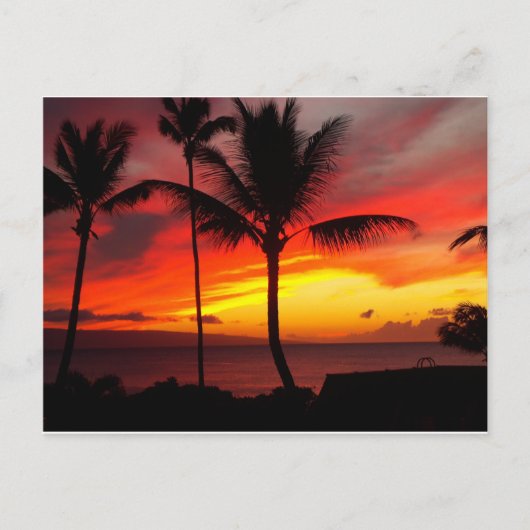 MAUI SUNSET 2 BRIEFKAART (Voorkant)