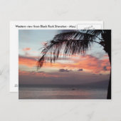 Maui Sunset Briefkaart (Voorkant / Achterkant)