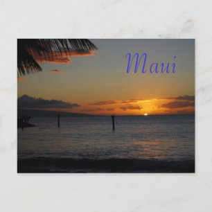 Maui Sunset Briefkaart