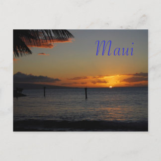 Maui Sunset Briefkaart