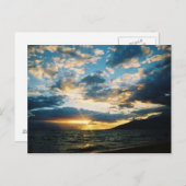Maui Sunset Post Card Briefkaart (Voorkant / Achterkant)
