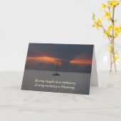 Maui Sunset Sympathcard Kaart (Gele Bloem)