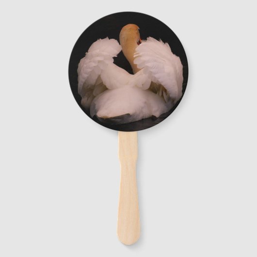 Maui Swan Hand Fan Set Handwaaier (Voorkant)