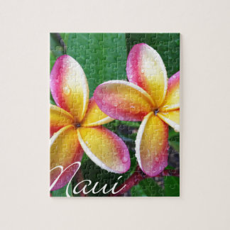 Maui Tropical Plumeria Flowers Legpuzzel