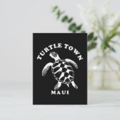 Maui Turtle Town Briefkaart (Staand voorkant)