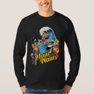 Maui Waui Wowie Weed Strain Hawaii Surf T-shirt