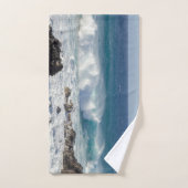 "Maui Waves" - Photographie de la nature (Serviette à main)