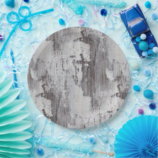 Maui Whitewash-out hout van eikenhout Papieren Bordje (Feest)