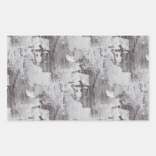 Maui Whitewash-out hout van eikenhout Rechthoekige Sticker