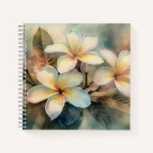 Maui Yellow Plumeria Notebook Notitieboek (Voorkant)