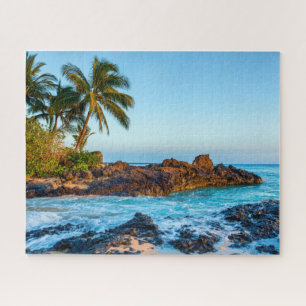Maui's niet zo geheime, geheime strand. legpuzzel