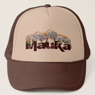 Mauka vers le casquette de Hawaïen de montagnes